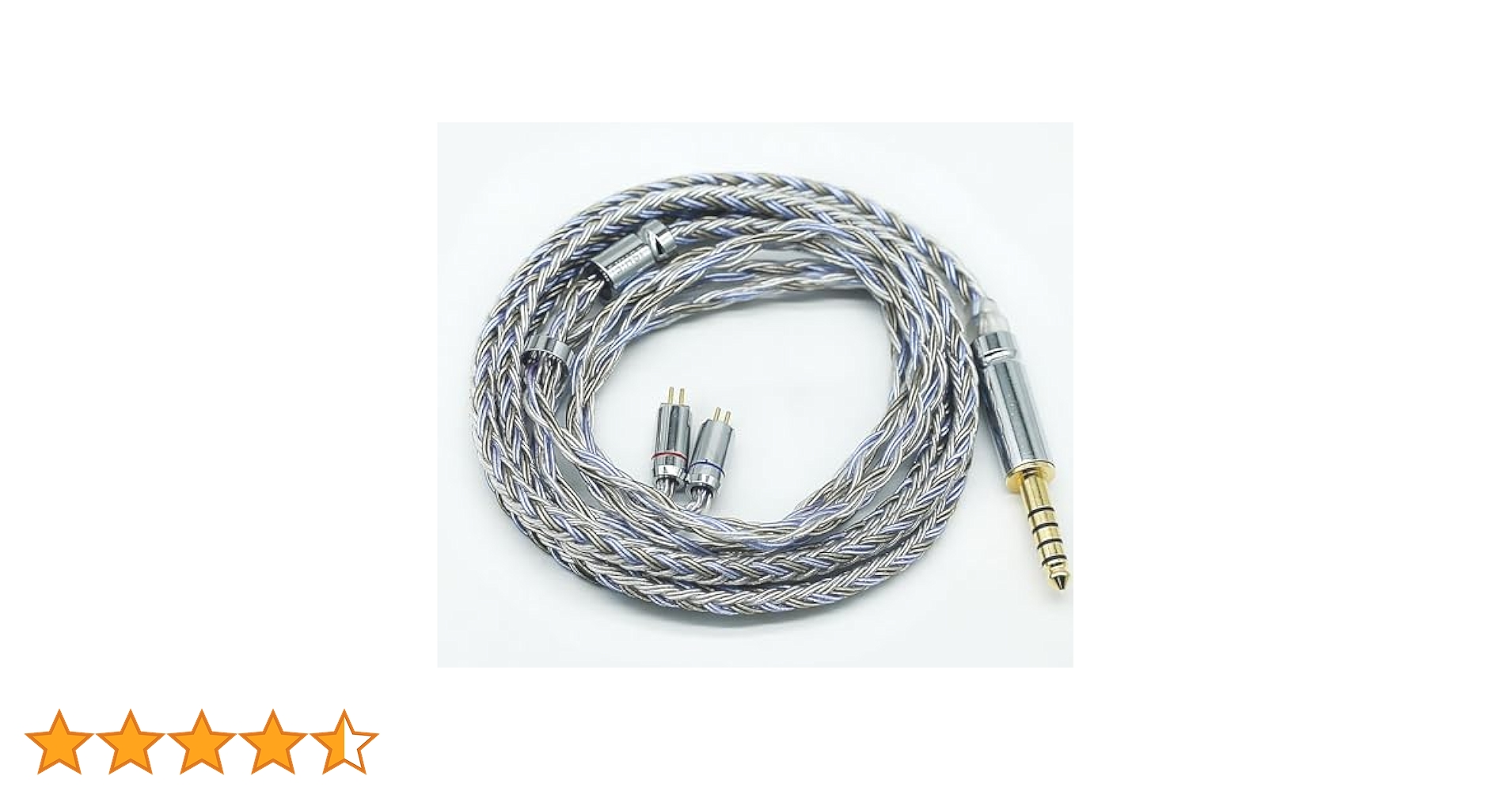 【最高仕様】16芯 超希少 銀線＆金線撚り合わせ 0.78 2ピン/4.4mm 最高仕様】16芯 超希少 銀線＆金線撚り合わせ 0.78 2ヒン/
